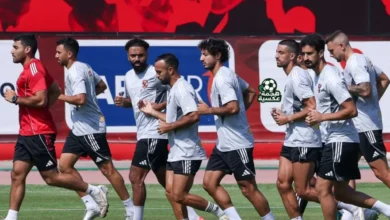 مباراة الأهلي وغزل المحلة في الدوري المصري