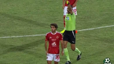 الأهلي يشكو الحكم محمد معروف بعد مباراة فاركو